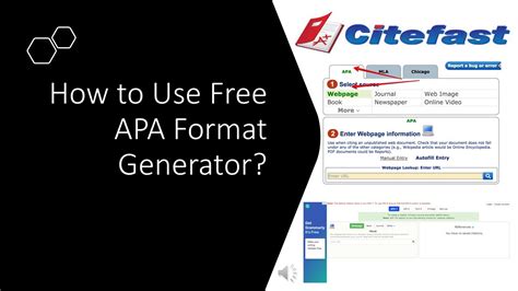 apa 6ta edicion generador|APA citation generator: Citefast automatically formats。